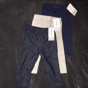 NWT - Discounted Bundle 3 Pairs Leggings, 6 mo